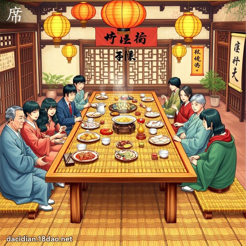 席 - 國語大辭典配圖
