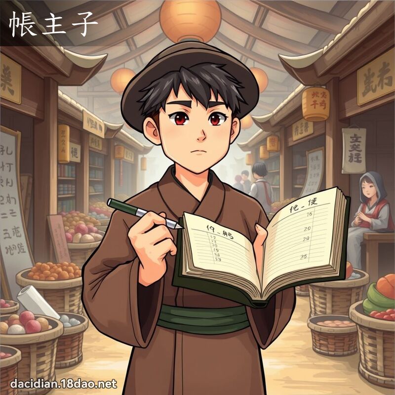帳主子 - 國語大辭典配圖