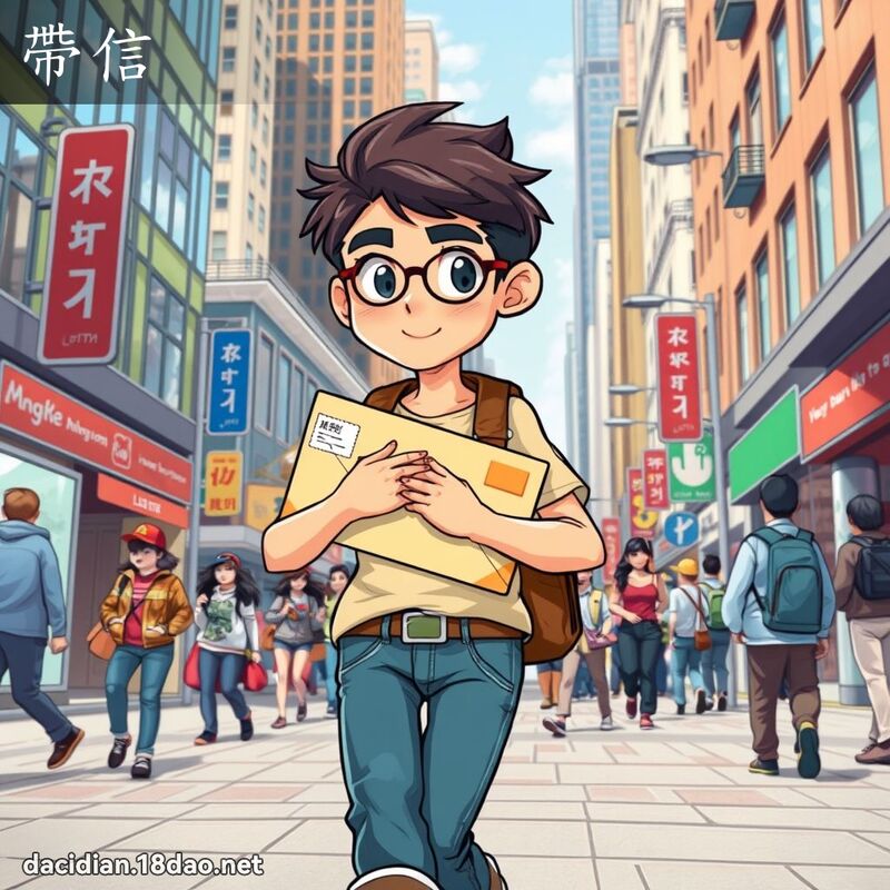 带信 - 国语大辞典配图