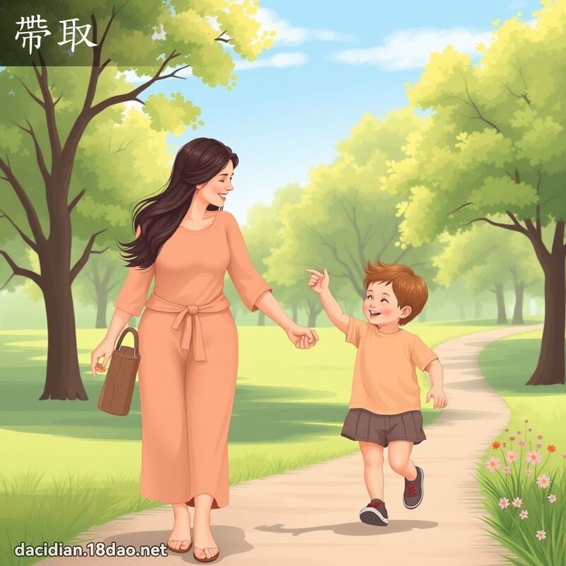 帶取 - 國語大辭典配圖