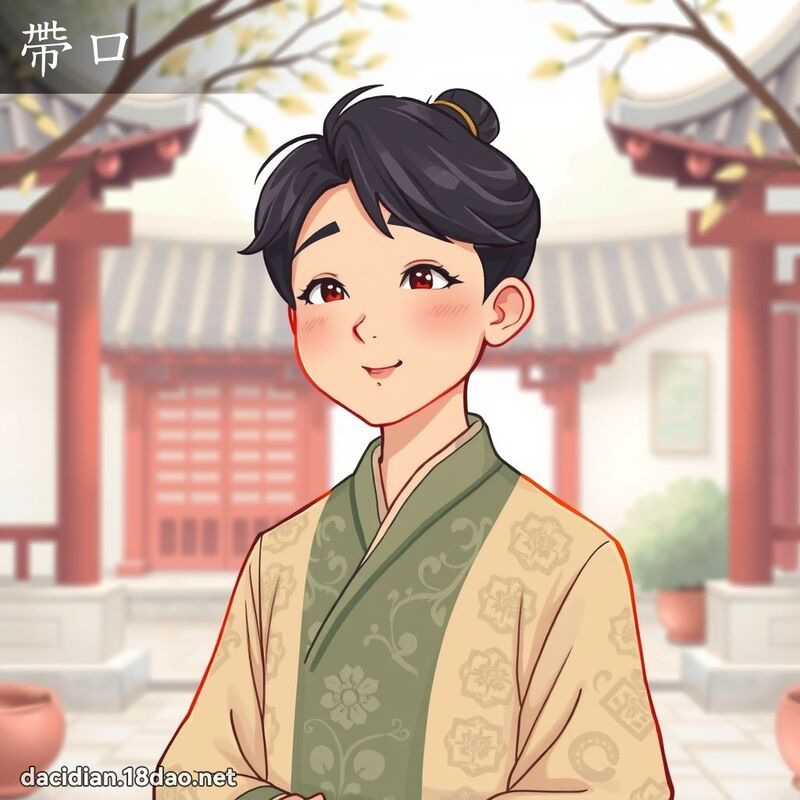 帶口 - 國語大辭典配圖