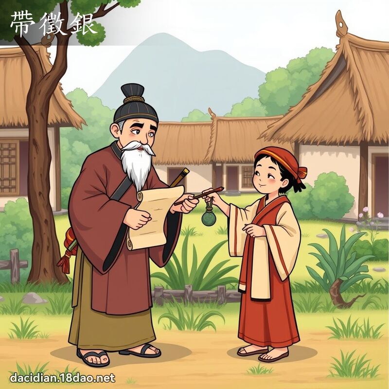 带征银 - 国语大辞典配图