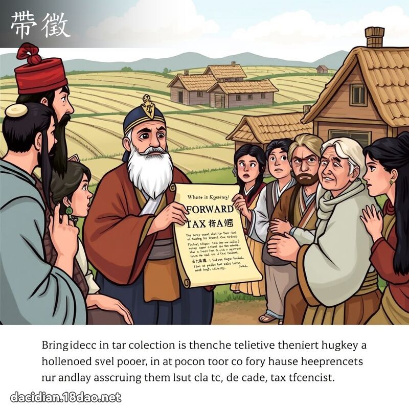 帶徵 - 國語大辭典配圖