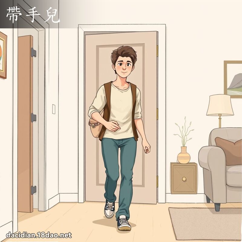 带手儿 - 国语大辞典配图