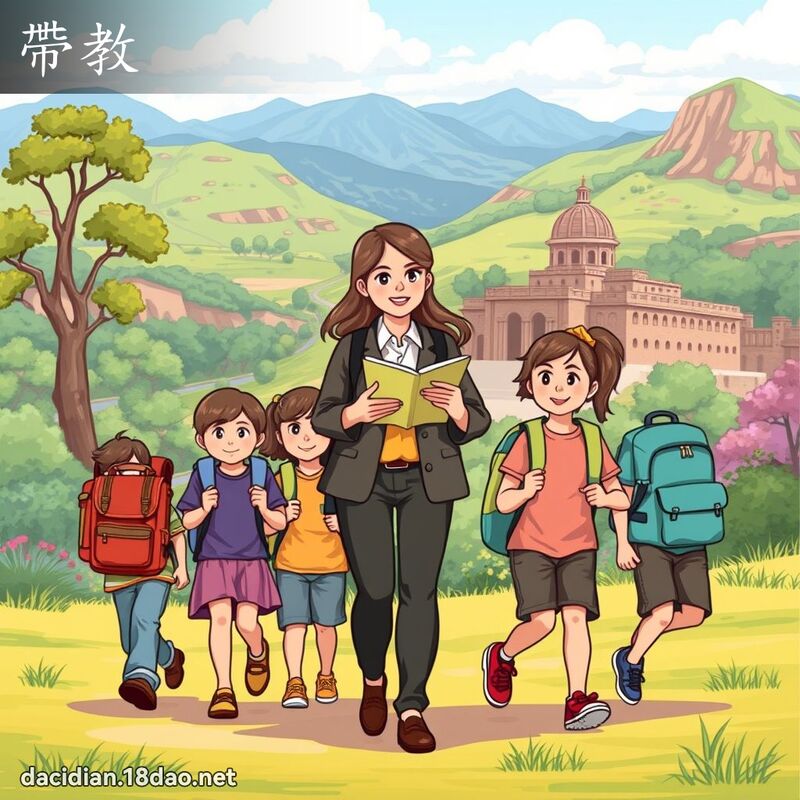 带教 - 国语大辞典配图