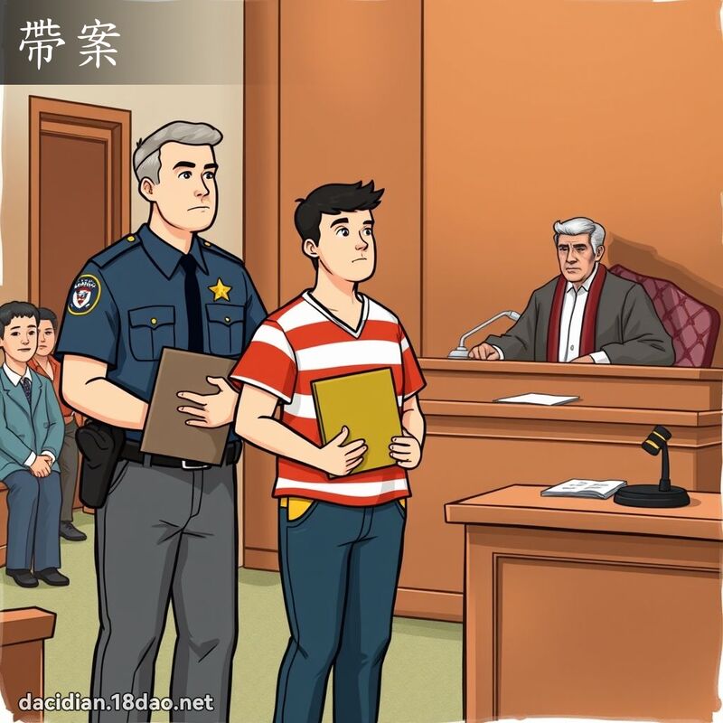 带案 - 国语大辞典配图