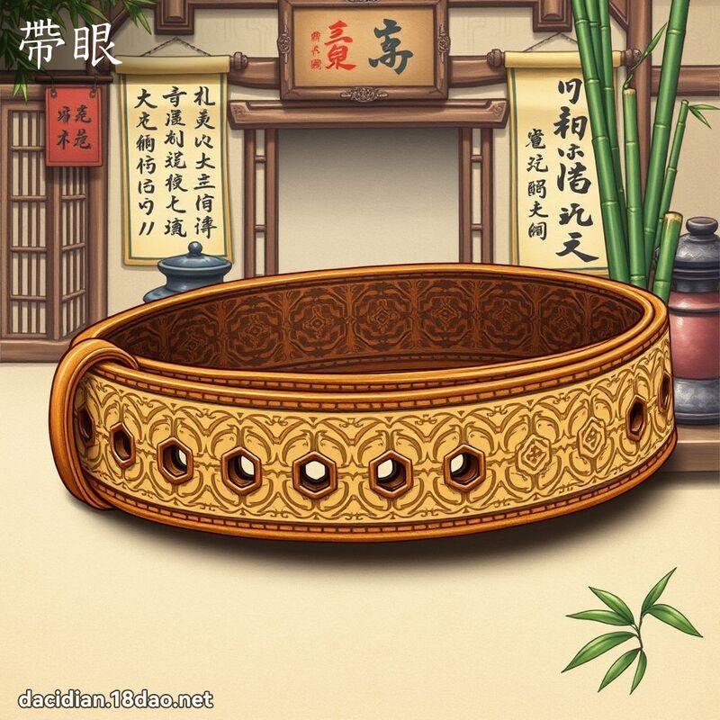 帶眼 - 國語大辭典配圖