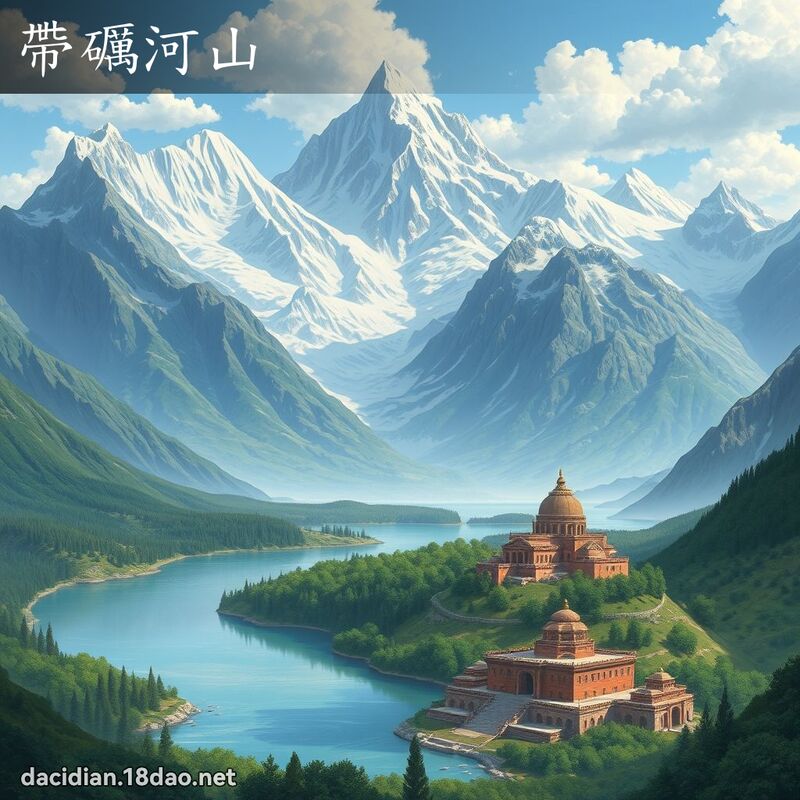 带礪河山 - 国语大辞典配图