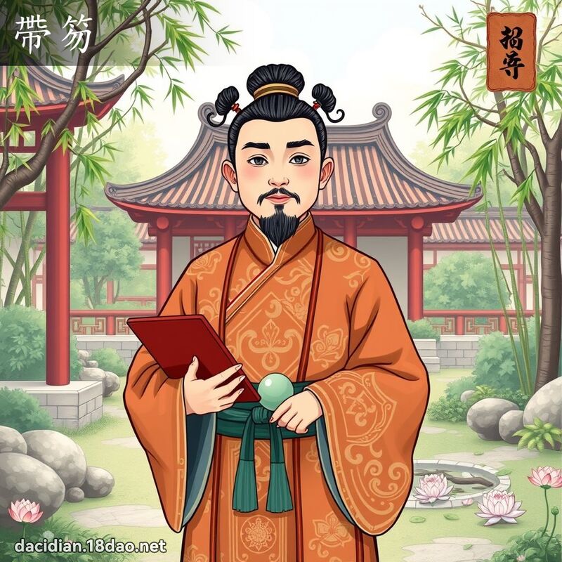 带笏 - 国语大辞典配图