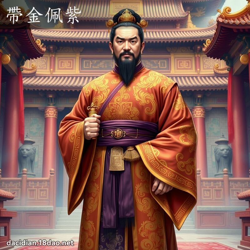 带金佩紫 - 国语大辞典配图