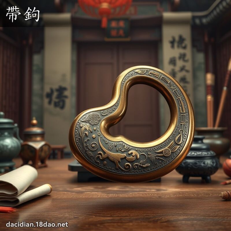 带鉤 - 国语大辞典配图