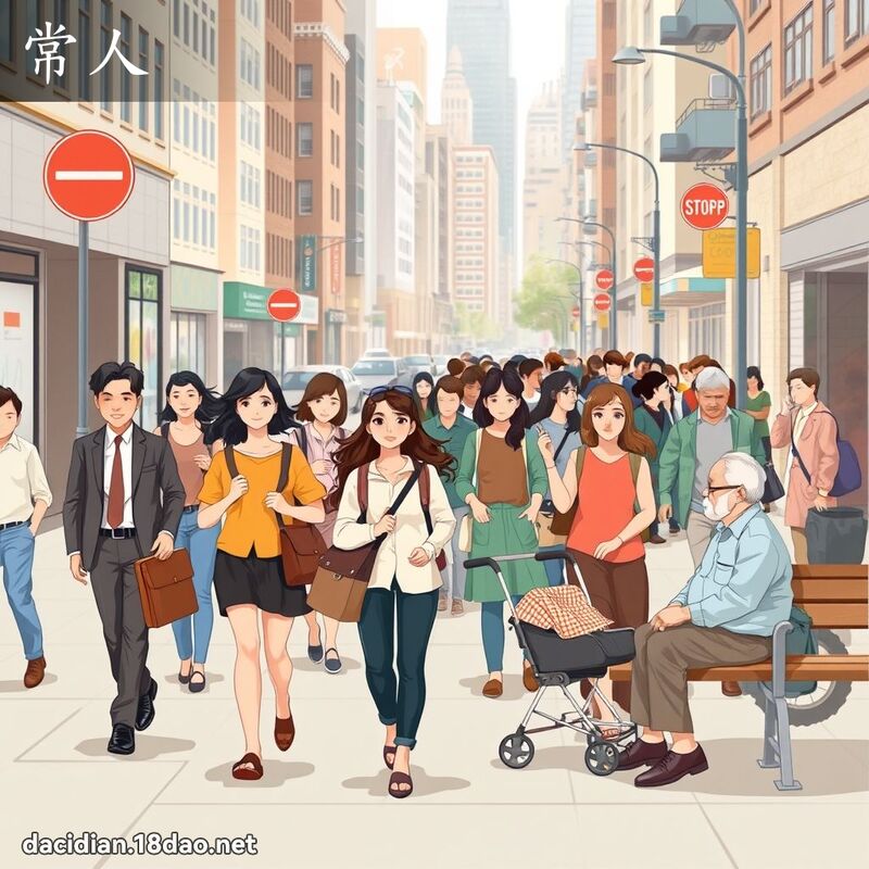 常人 - 國語大辭典配圖