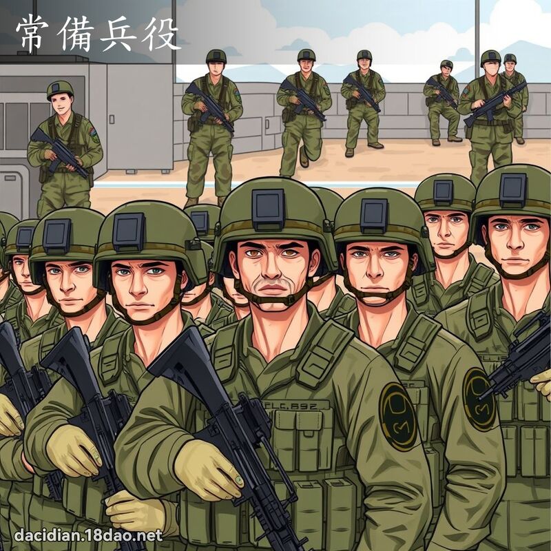 常备兵役 - 国语大辞典配图
