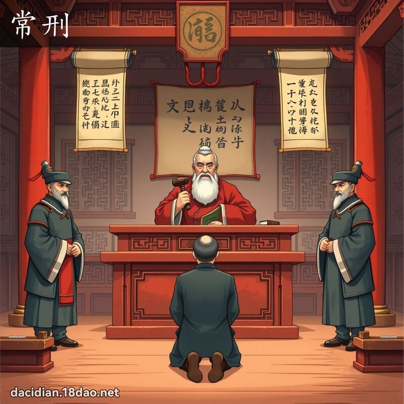 常刑 - 国语大辞典配图
