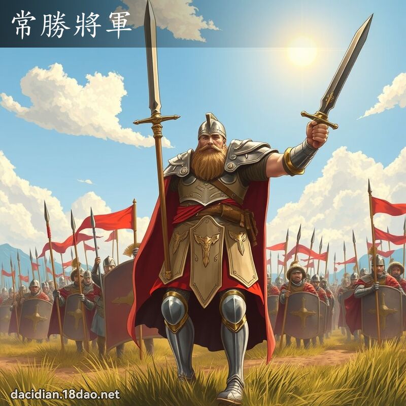常勝將軍 - 國語大辭典配圖