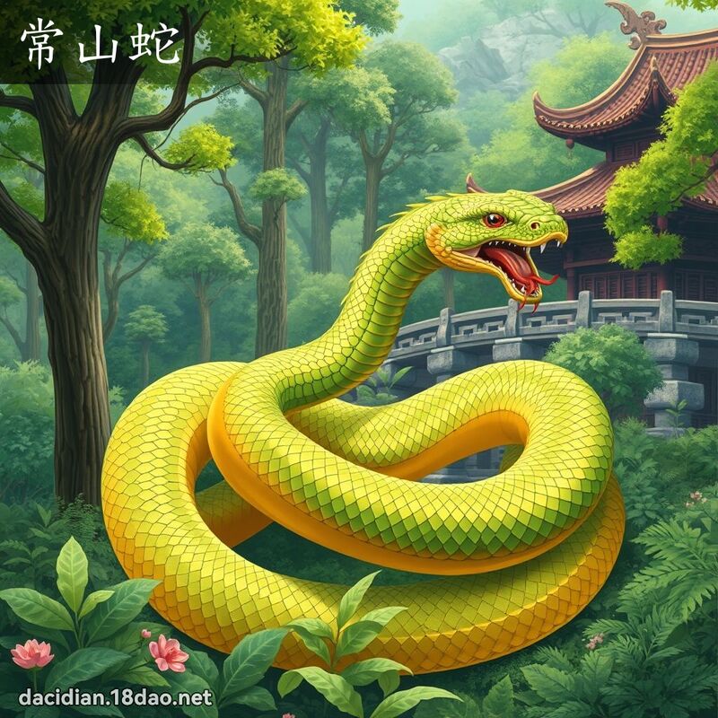 常山蛇 - 国语大辞典配图