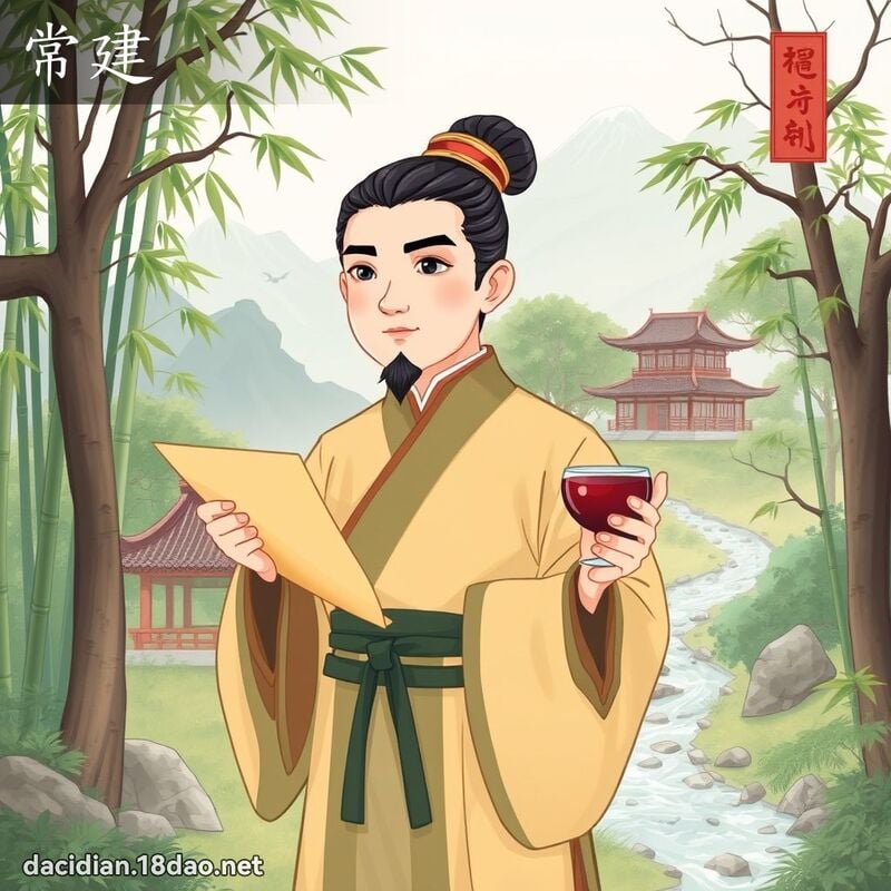 常建 - 國語大辭典配圖