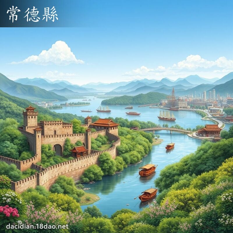 常德县 - 国语大辞典配图