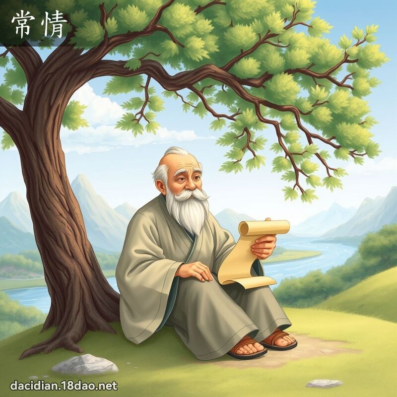 常情 - 国语大辞典配图