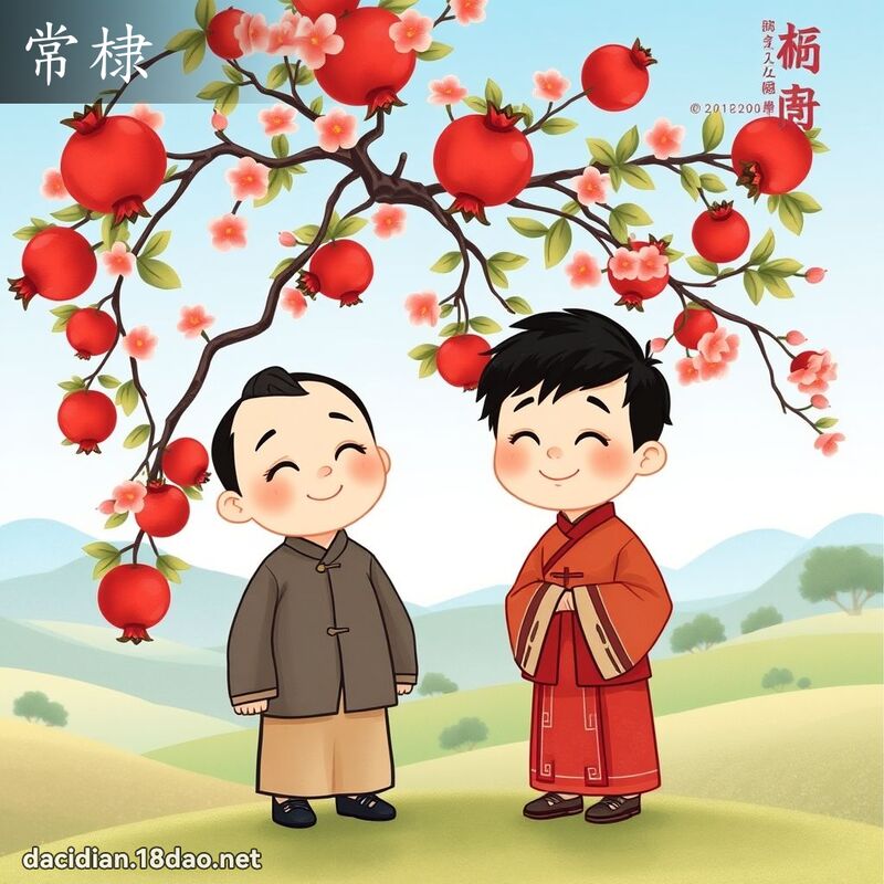 常棣 - 國語大辭典配圖