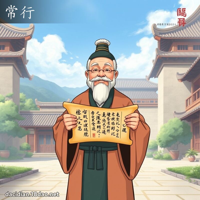 常行 - 国语大辞典配图