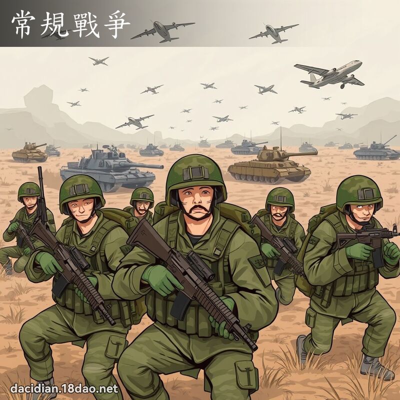 常规战爭 - 国语大辞典配图