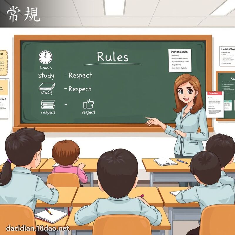 常規 - 國語大辭典配圖
