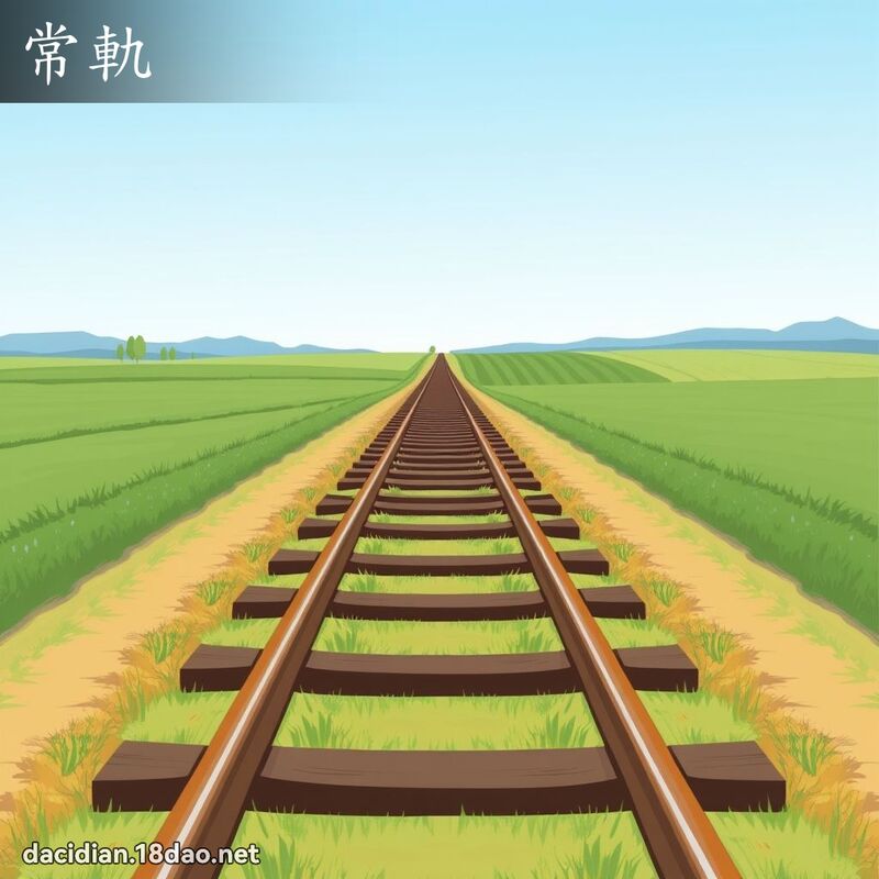 常軌 - 國語大辭典配圖