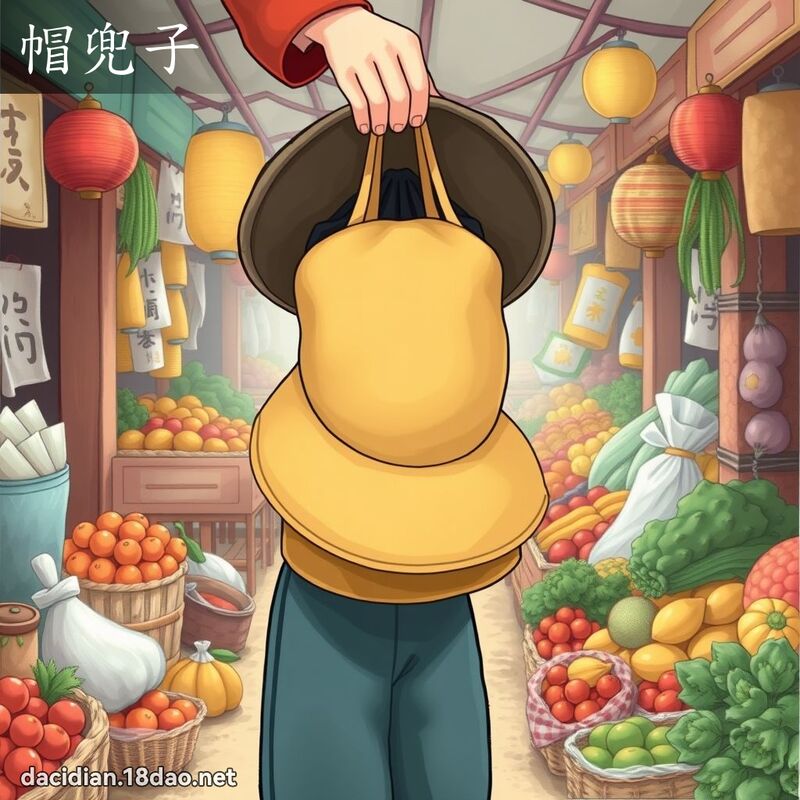 帽兜子 - 国语大辞典配图