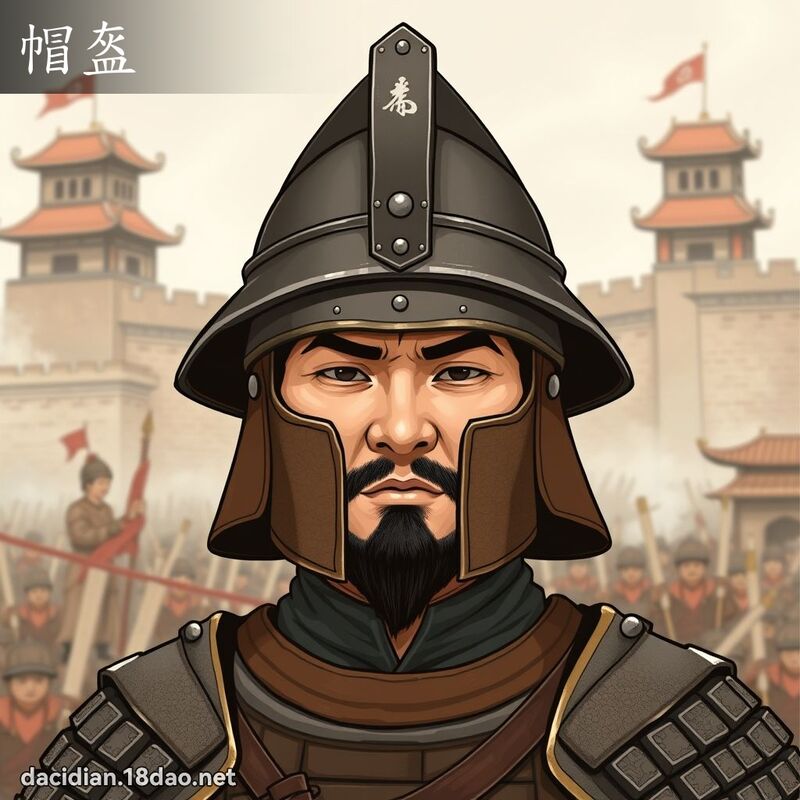 帽盔 - 国语大辞典配图