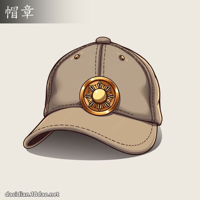 帽章 - 国语大辞典配图