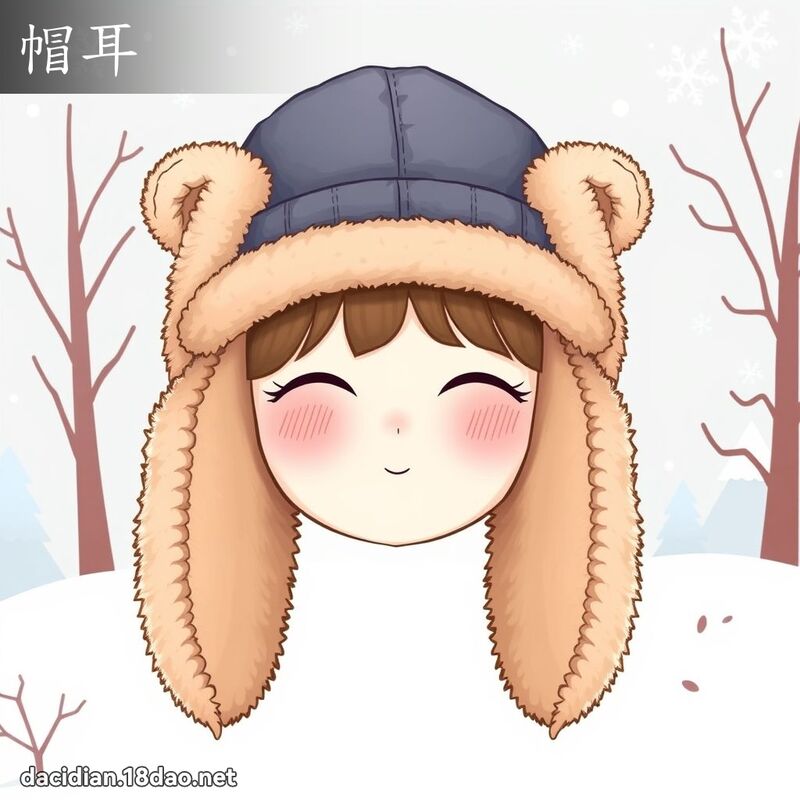 帽耳 - 國語大辭典配圖