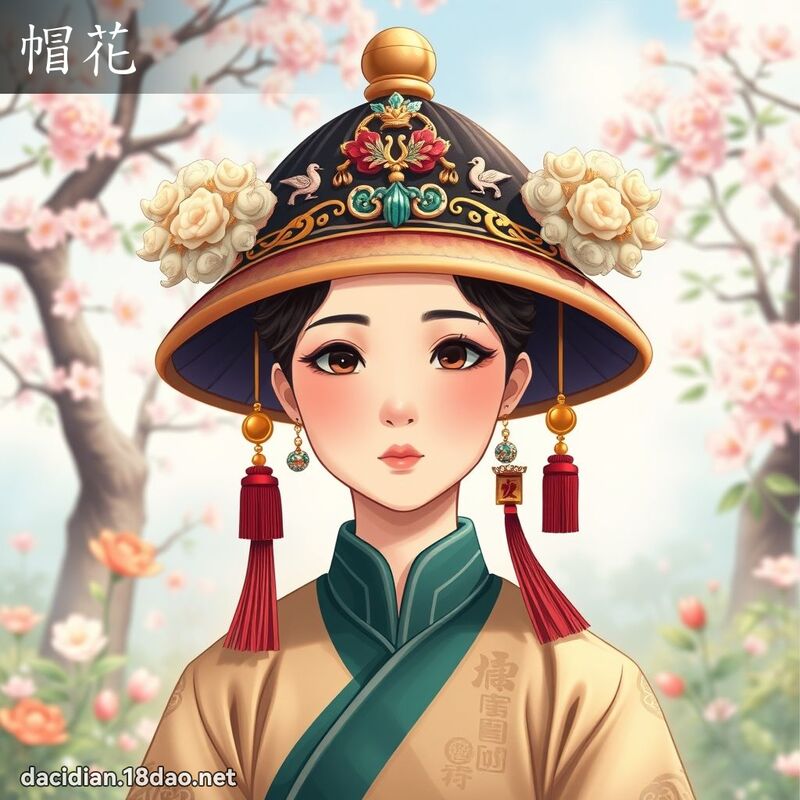 帽花 - 國語大辭典配圖