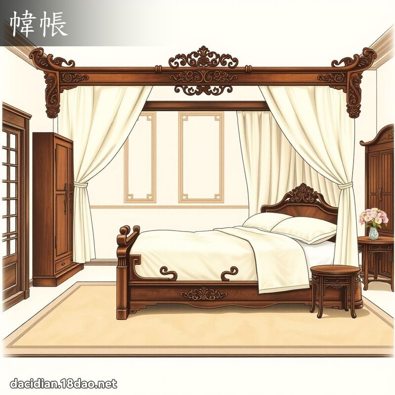 幃帐 - 国语大辞典配图