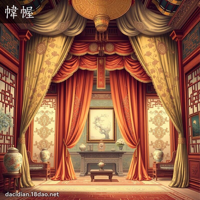 幃幄 - 国语大辞典配图