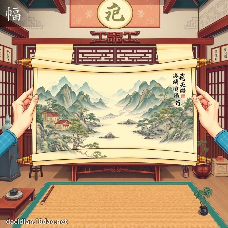 汉字: 幅 (多音字)
