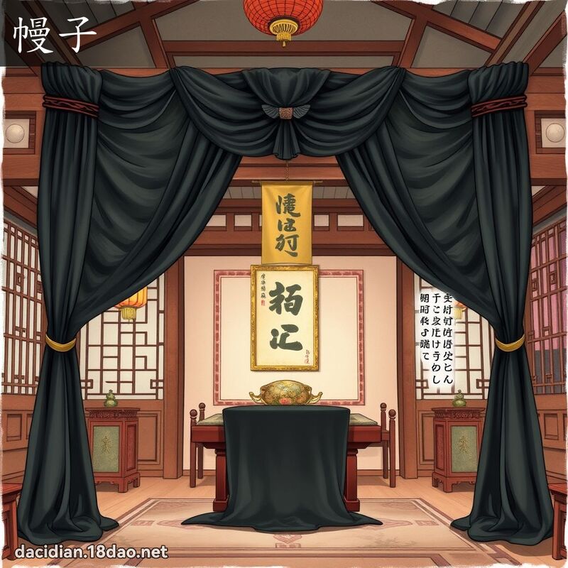 幔子 - 國語大辭典配圖