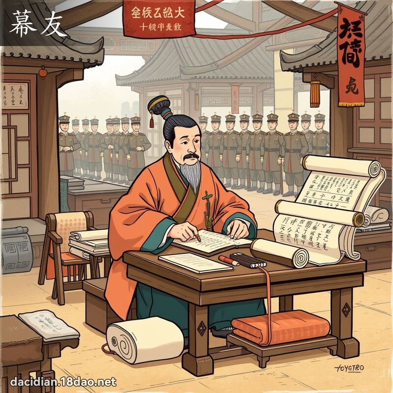 幕友 - 國語大辭典配圖
