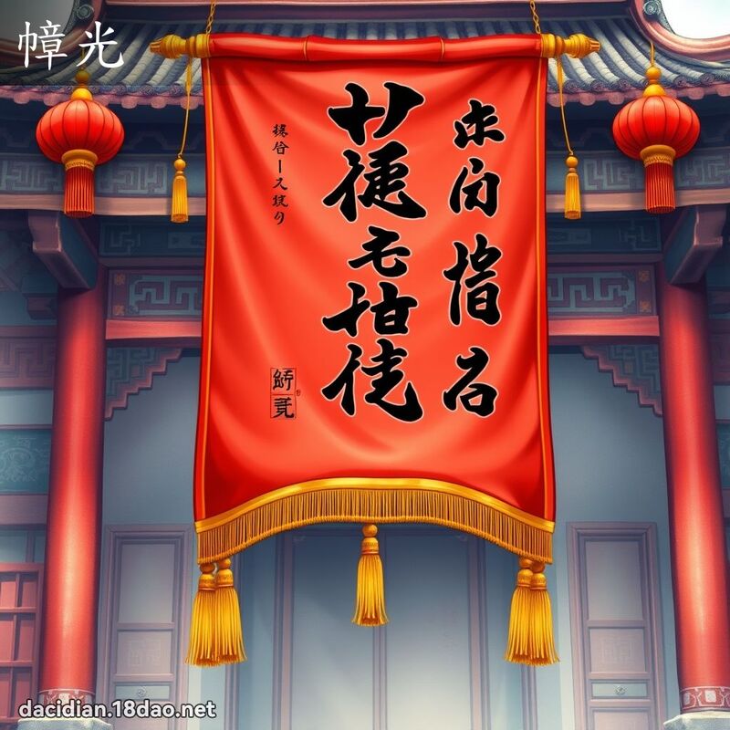 幛光 - 国语大辞典配图