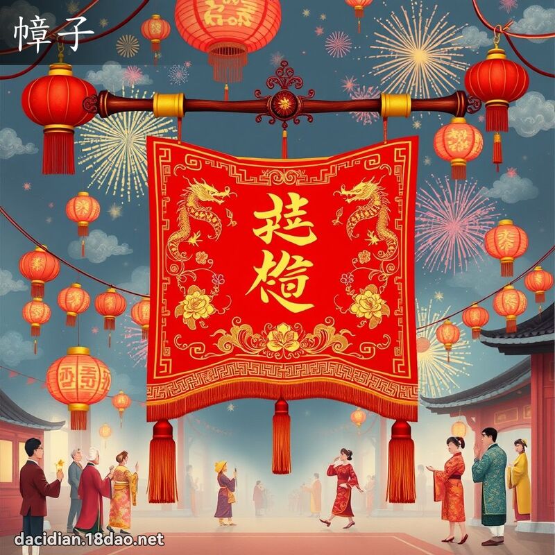 幛子 - 國語大辭典配圖
