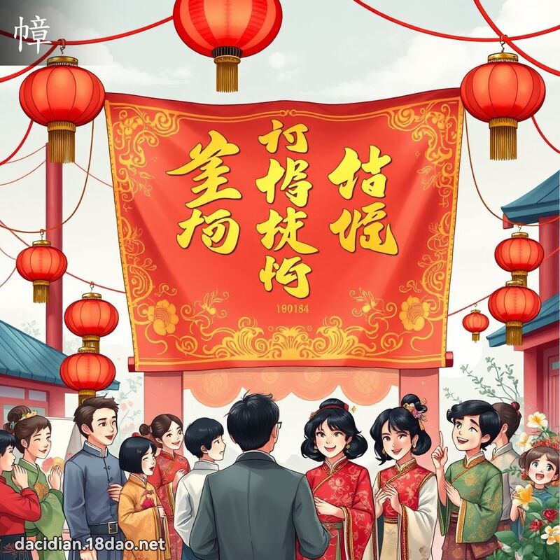 幛 - 国语大辞典配图