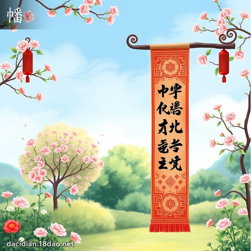 幡 - 國語大辭典配圖