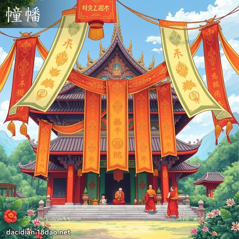 幢幡 - 國語大辭典配圖