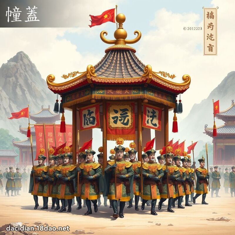 幢蓋 - 國語大辭典配圖