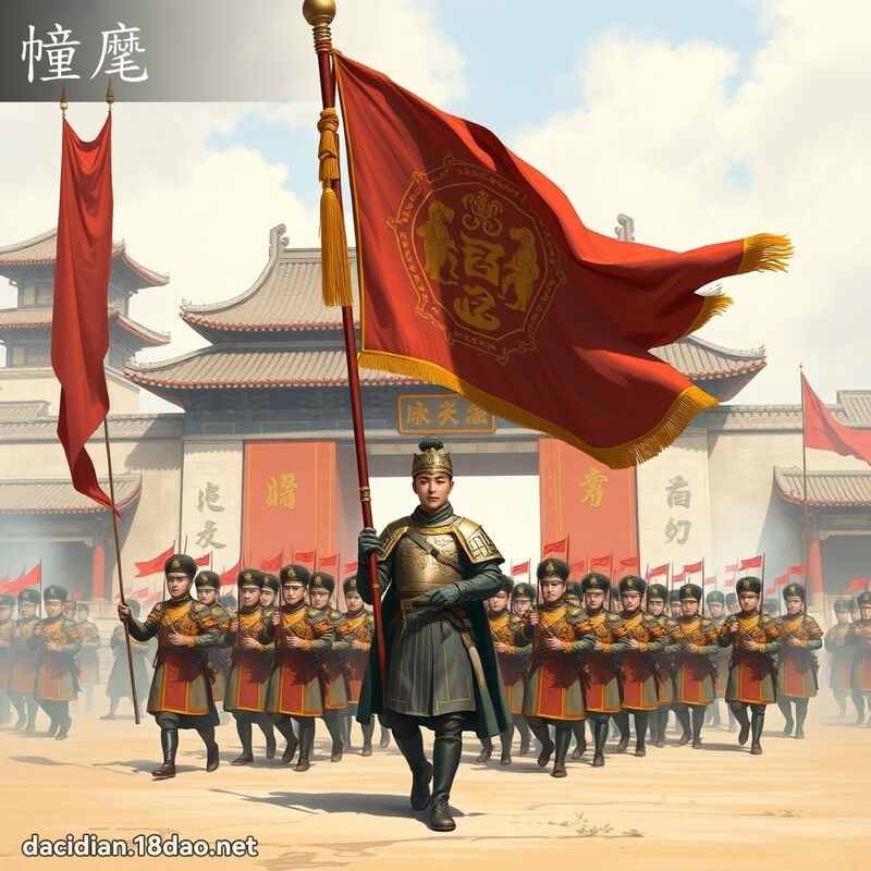 幢麾 - 国语大辞典配图