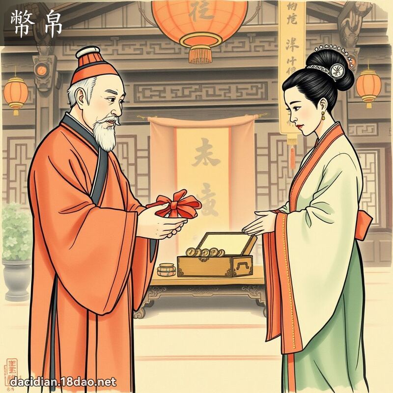幣帛 - 国语大辞典配图