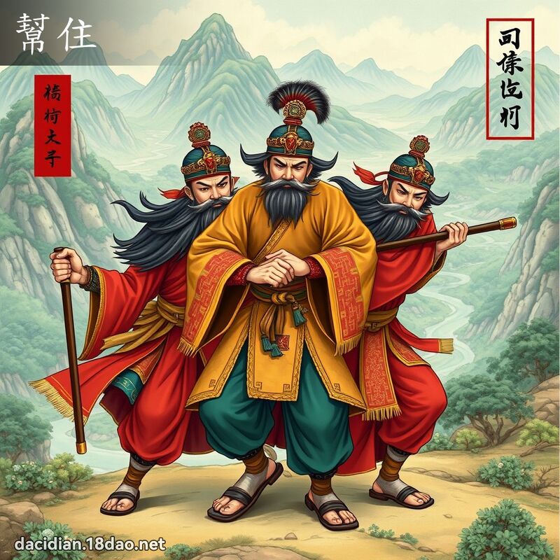 帮住 - 国语大辞典配图