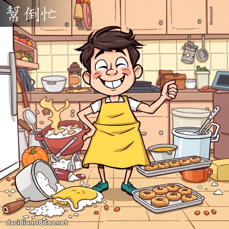 幫倒忙 - 國語大辭典配圖