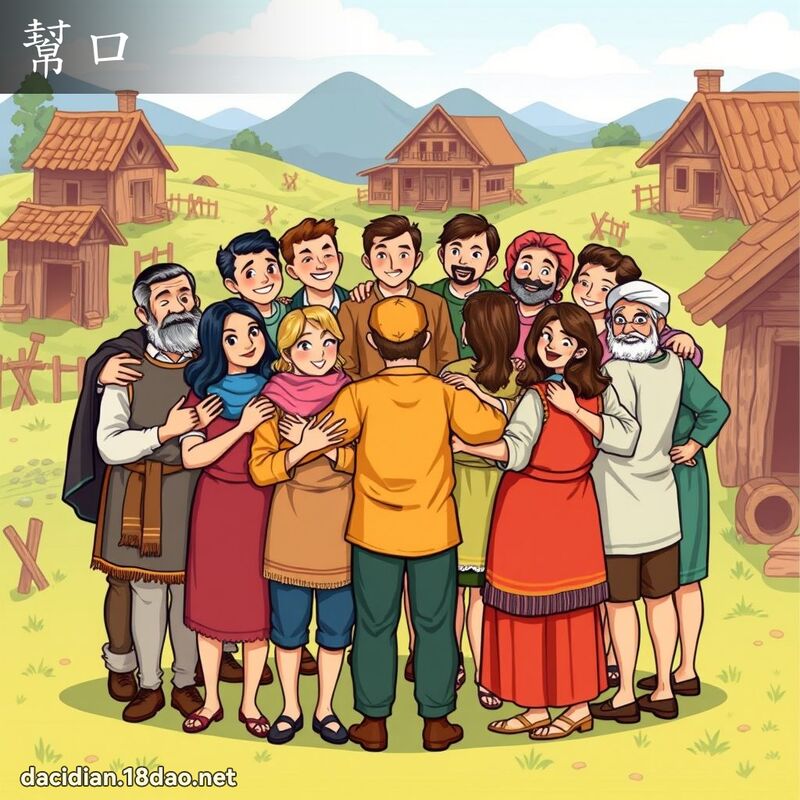 幫口 - 國語大辭典配圖