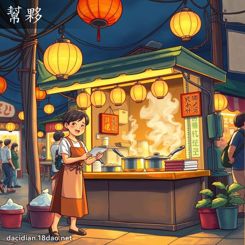 帮伙 - 国语大辞典配图